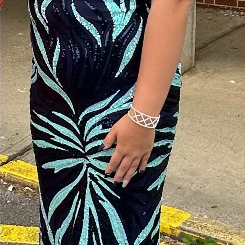 Sequin Patterned Dress